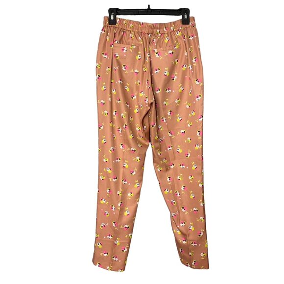 J. CREW Falling Pansies Satin Pants - Picture 2 of 7